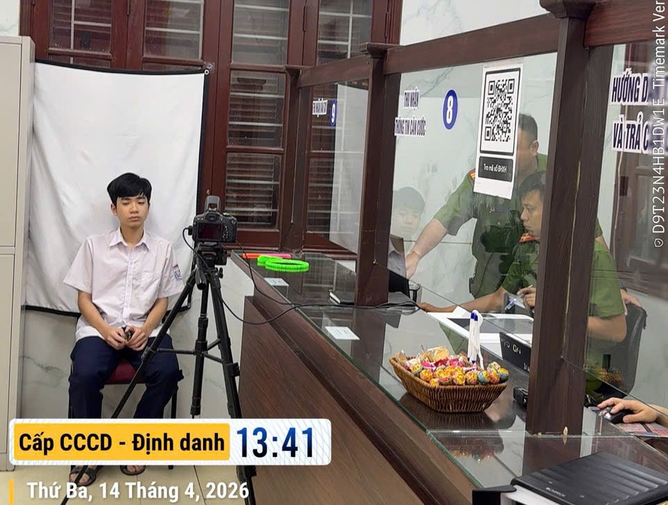 Công an phường Gia Viên ra sức 